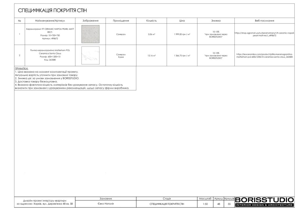 Планування інтер'єру квартири, фото №26