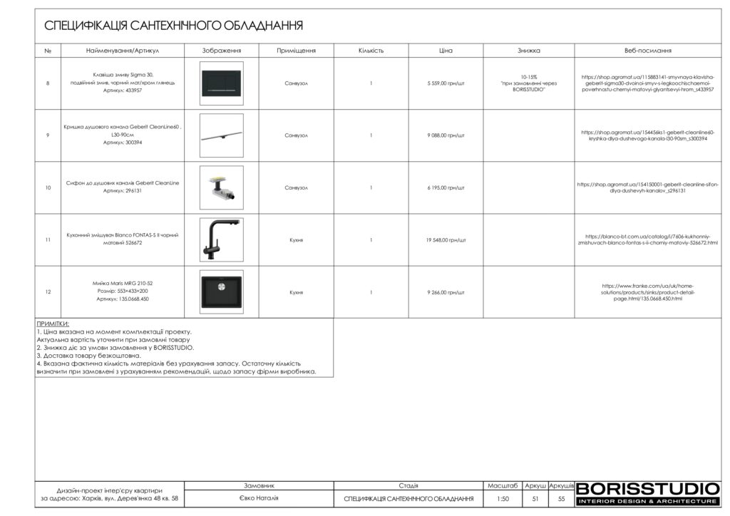 Планування інтер'єру квартири, фото №29