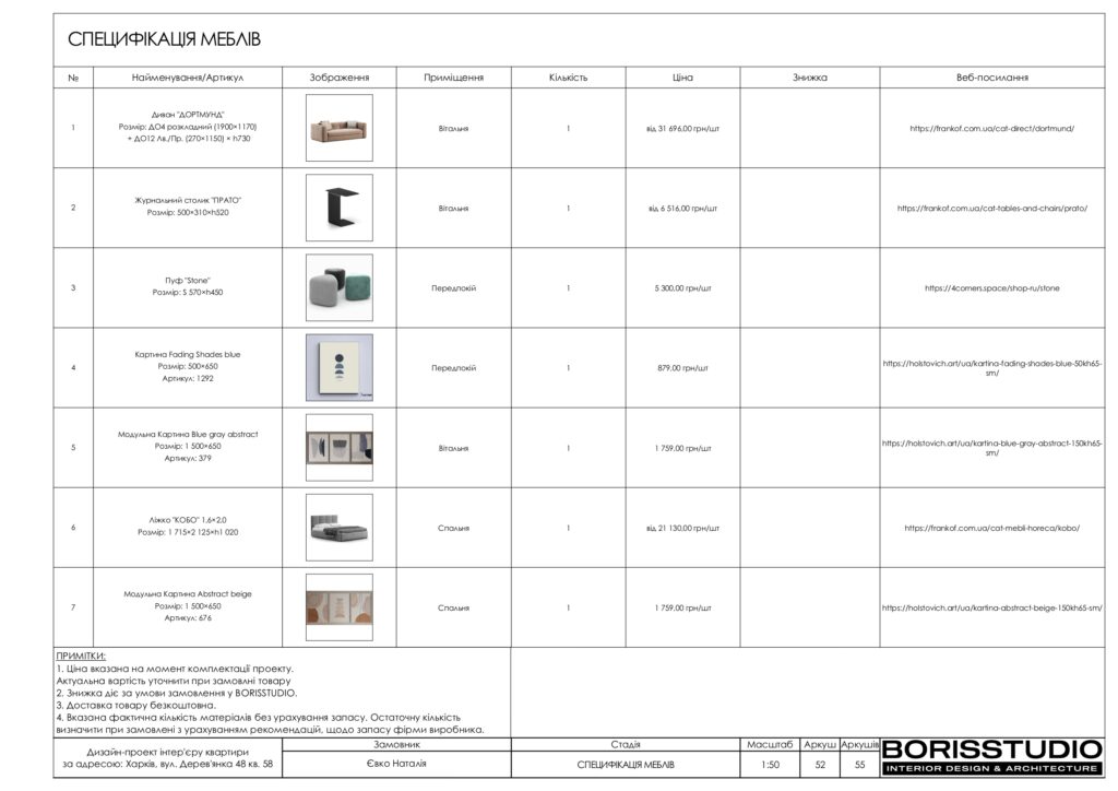 Планування інтер'єру квартири, фото №30