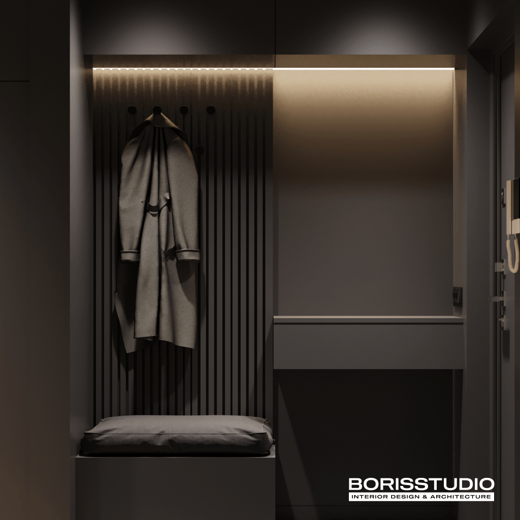 Дизайн-проект інтер'єру квартири, передпокій, фото №5