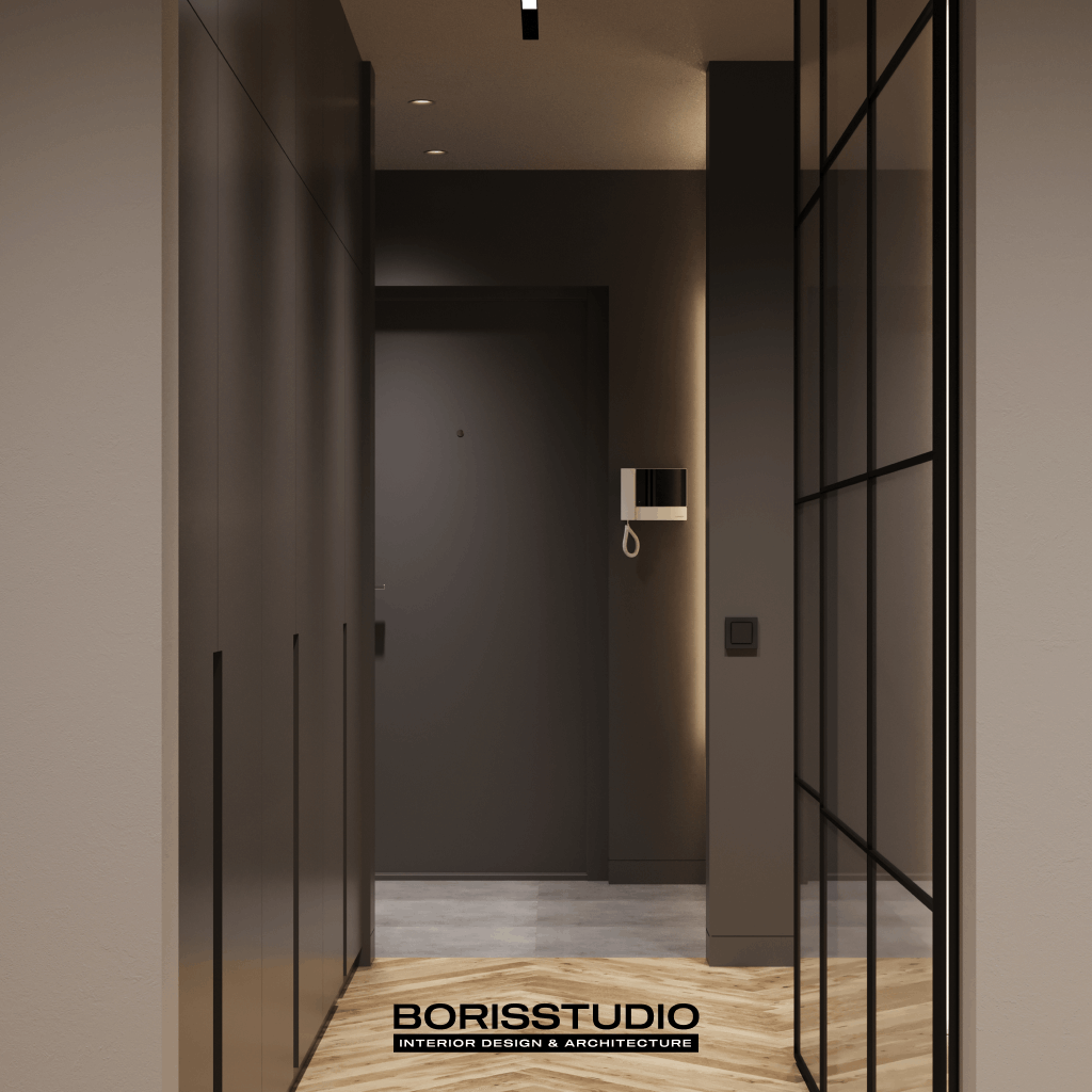 Дизайн-проект інтер'єру квартири, хол, фото №2