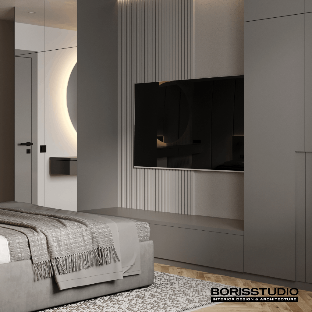 Дизайн-проект інтер'єру квартири, спальня, фото №24