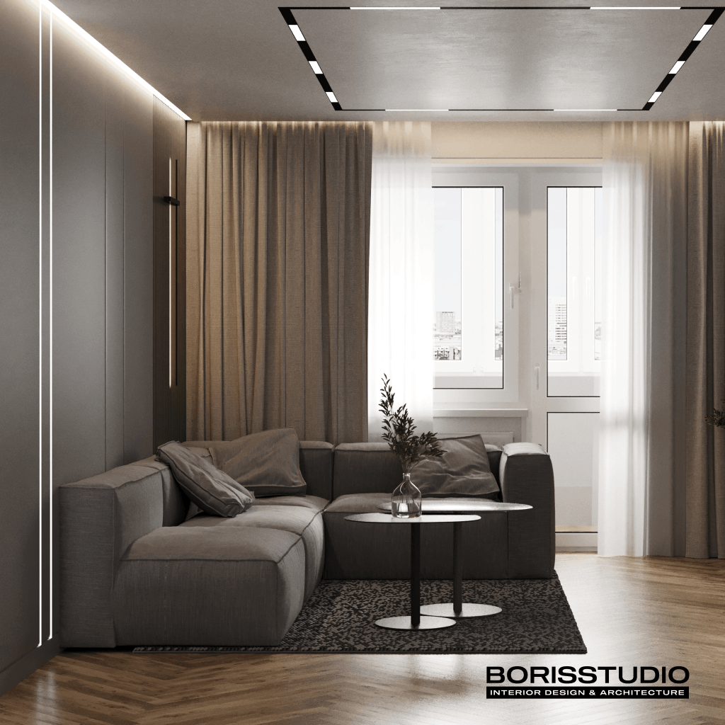 Дизайн-проект інтер'єру квартири, диван, фото №8