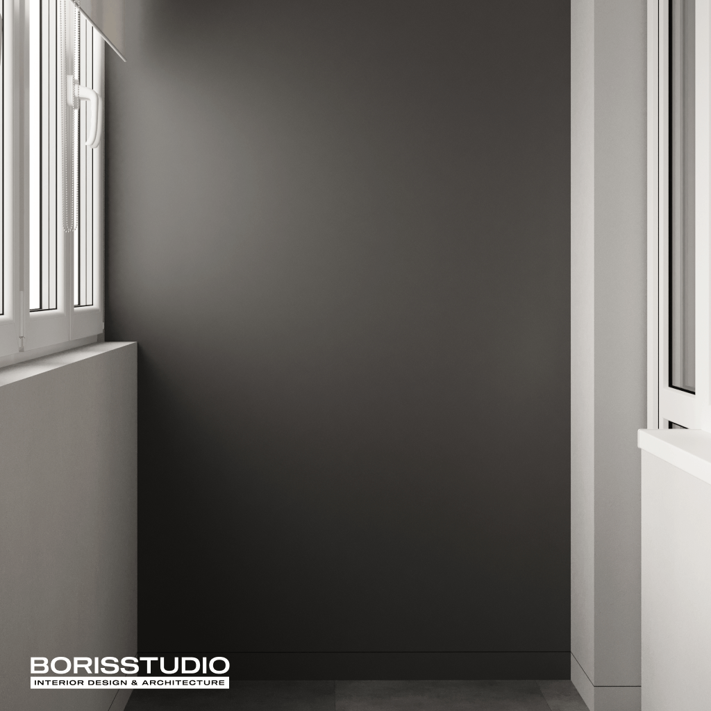 Дизайн-проект інтер'єру квартири, балкон, фото №26