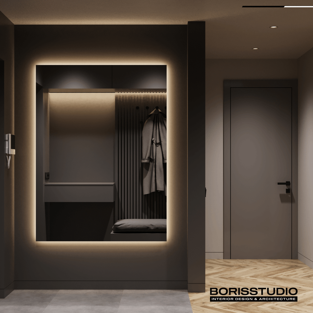 Дизайн-проект інтер'єру квартири, хол, фото №1