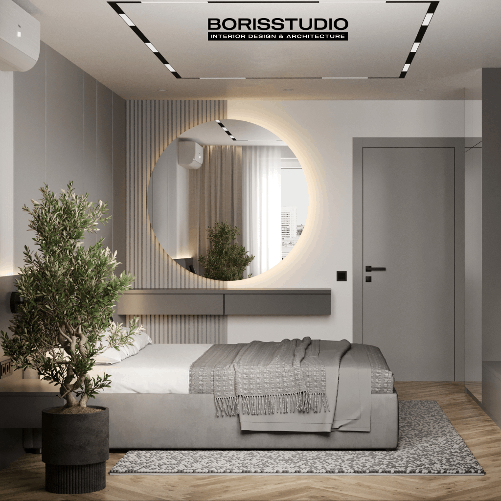 Дизайн-проект інтер'єру квартири, спальня, фото №25