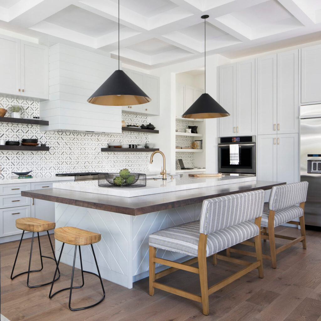 Дизайн інтер'єру кухні в американському стилі