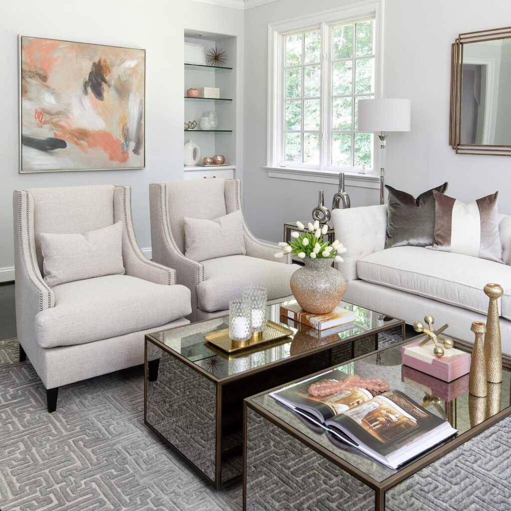 Дизайн вітальні в американському стилі