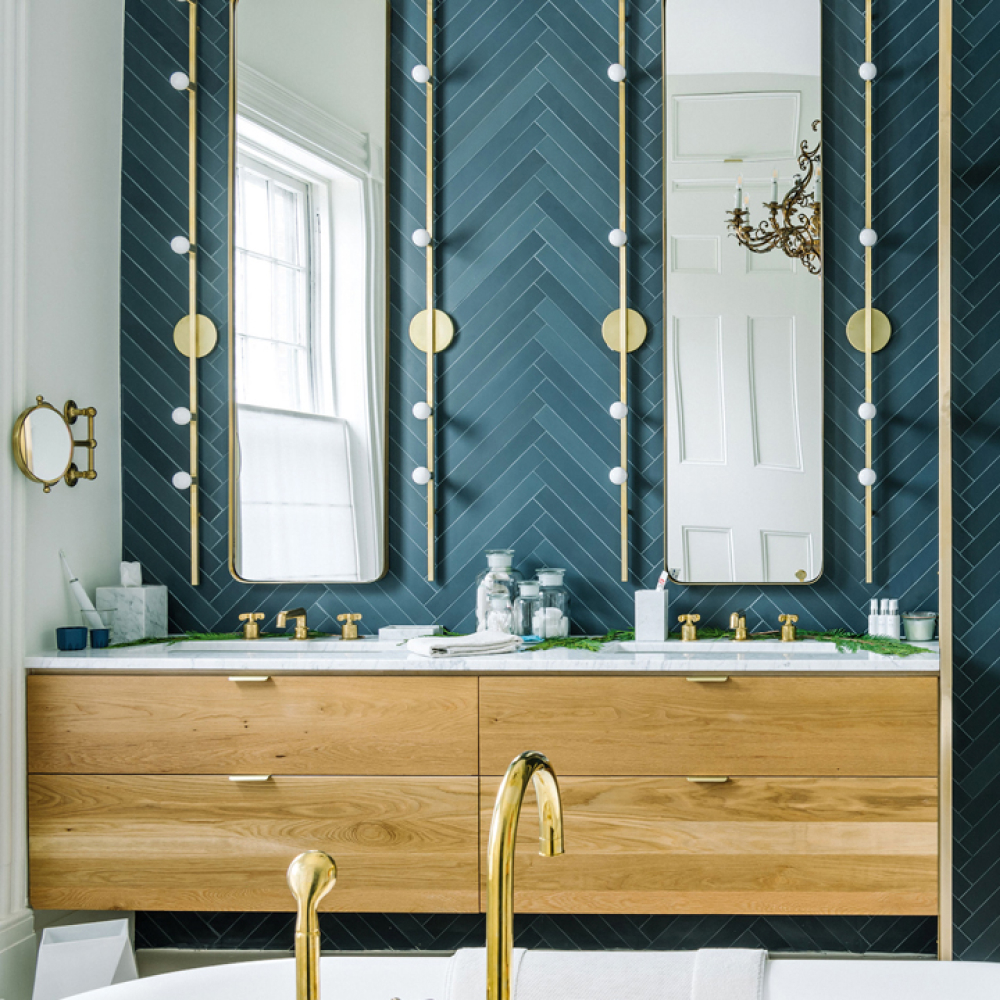 Дизайн-проєкт ванної кімнати в американському стилі