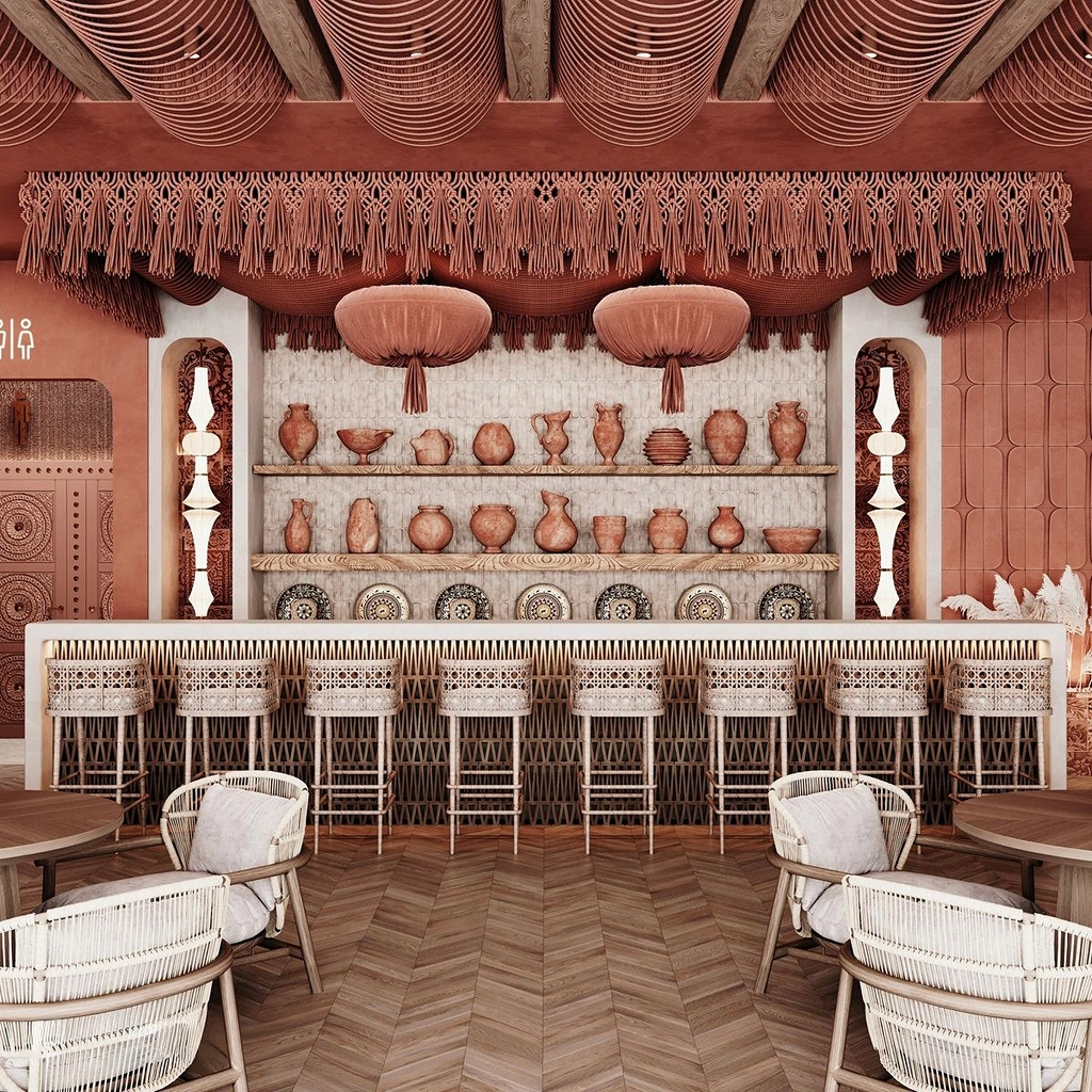Автентичний інтер'єр східного ресторану