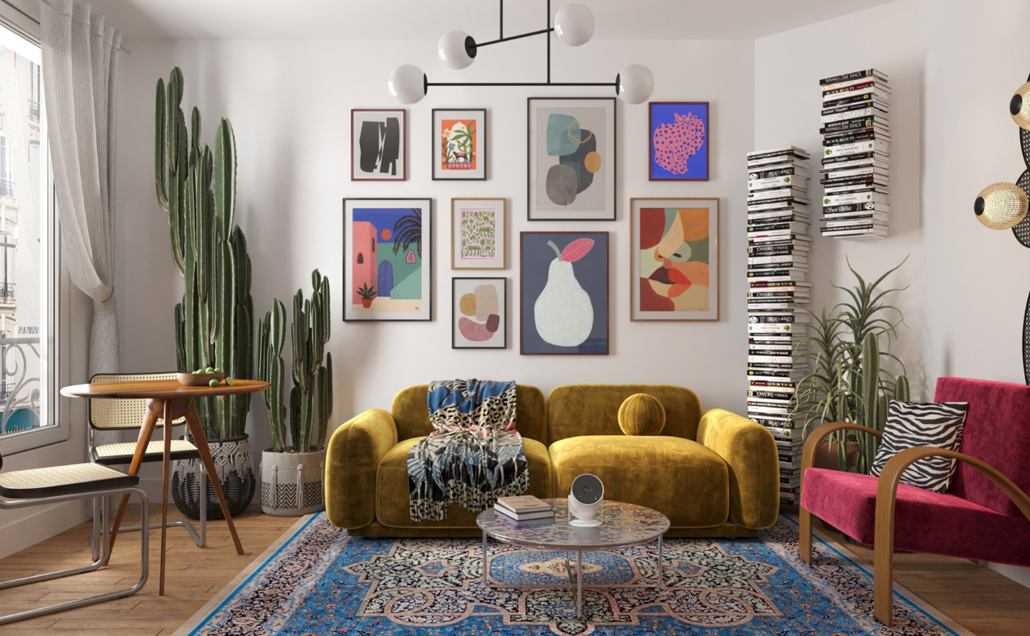 Дизайн-проєкт інтер’єру у стилі бохо №2