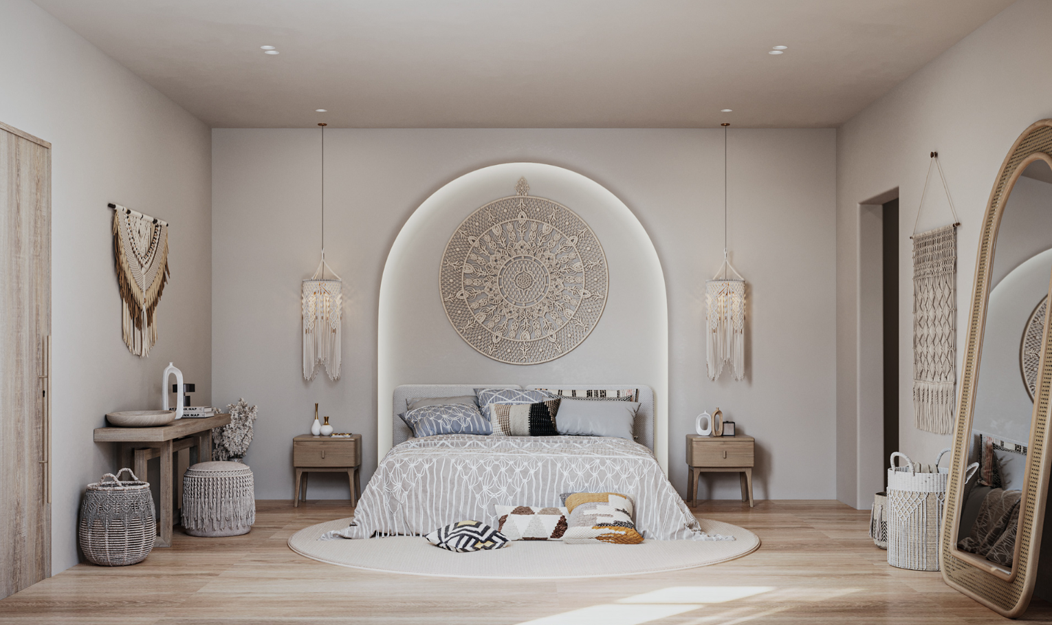 Дизайн інтер’єру у стилі бохо №5