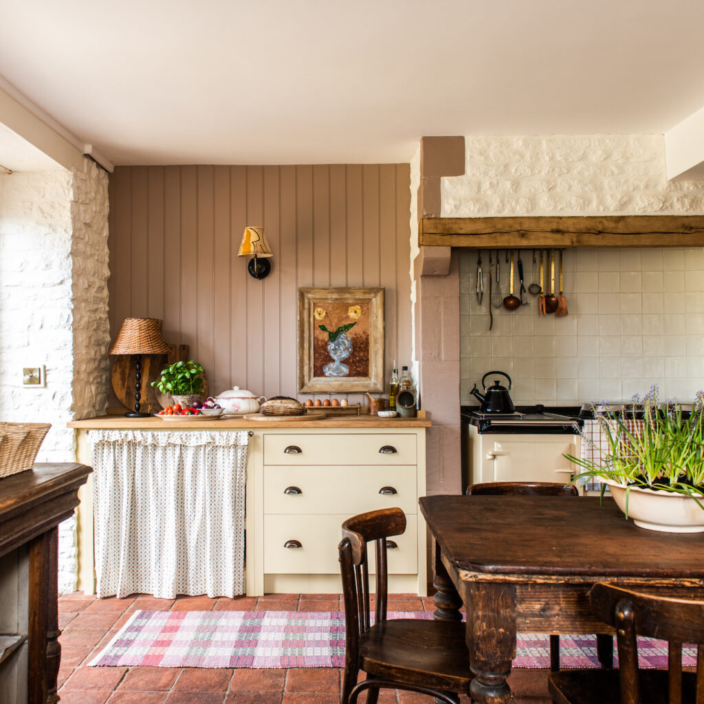 Дизайн інтер'єру кухні в стилі бохо