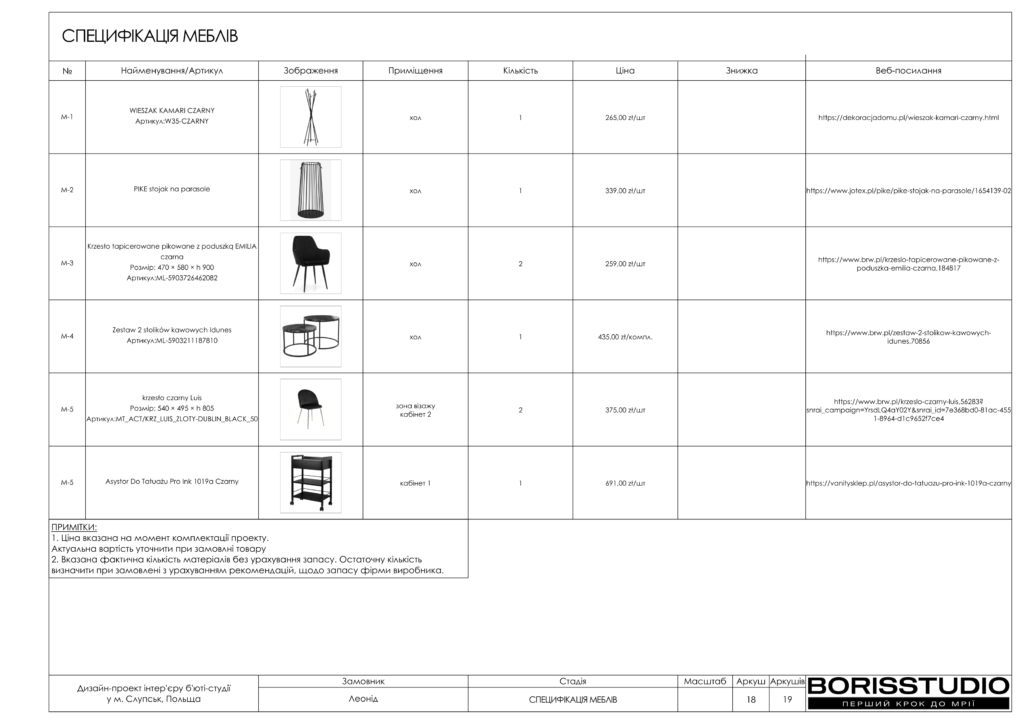 Б'юті студія слупськ дизайн проєкт 14 03 2024 19