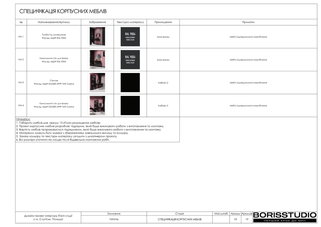 Б'юті студія слупськ дизайн проєкт 14 03 2024 20