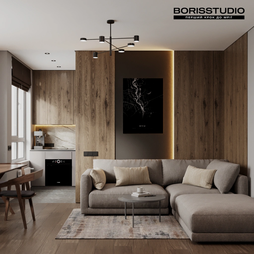 Дизайн интерьера квартиры 57 кв м