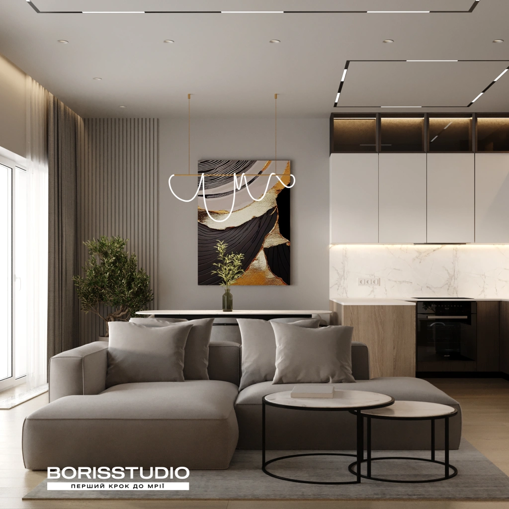 Дизайн интерьера квартиры 65 кв м