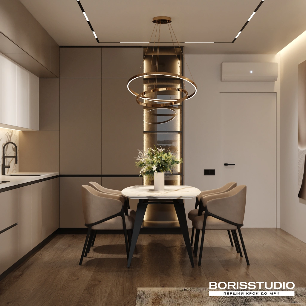 Дизайн інтер'єру квартири 63 кв. м