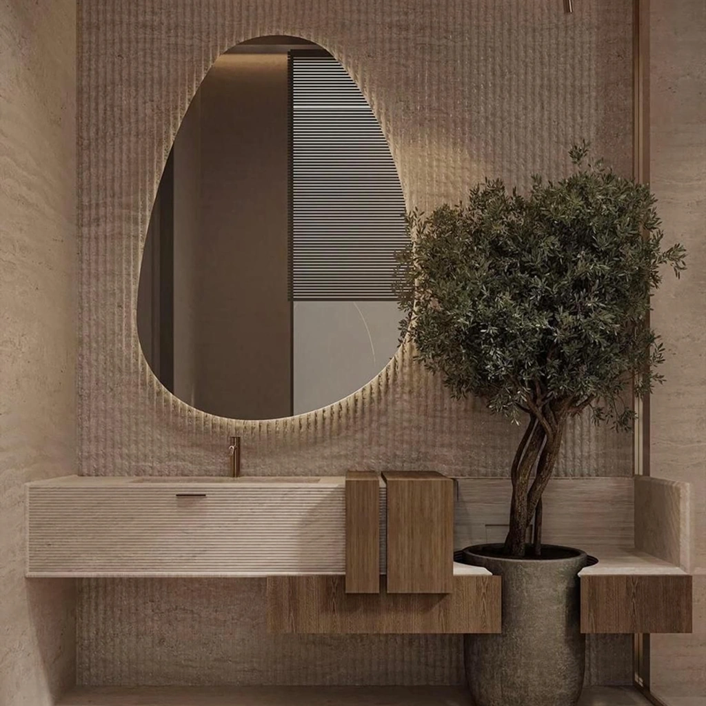 Дизайн ванной в экостиле