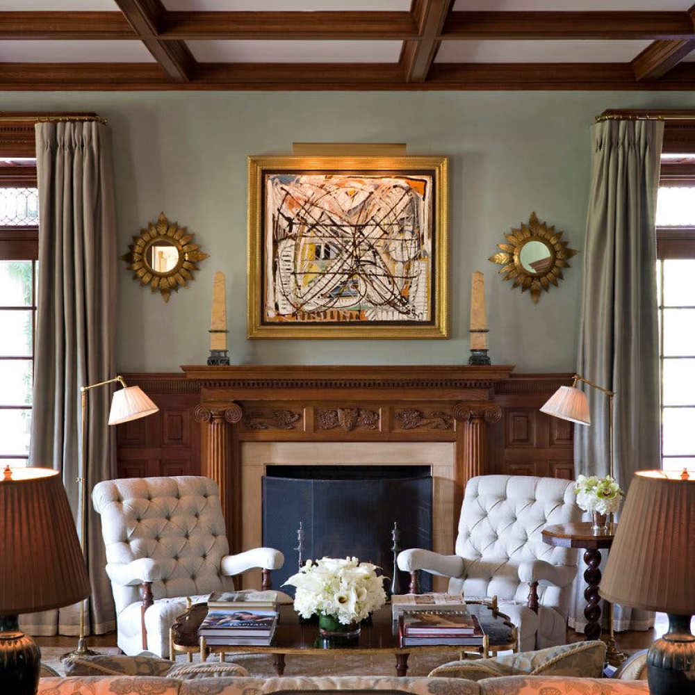 Дизайн вітальні в англійському стилі