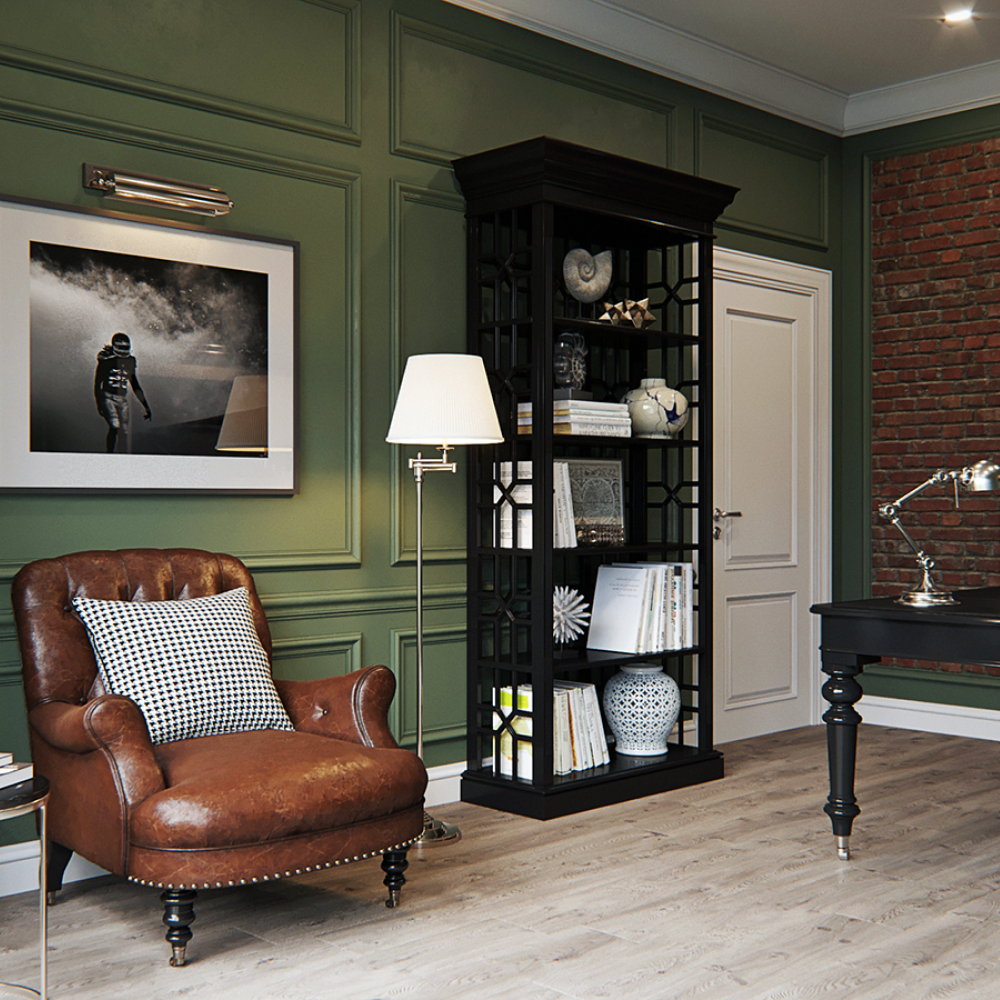 Дизайн інтер'єру кабінету в англійському стилі