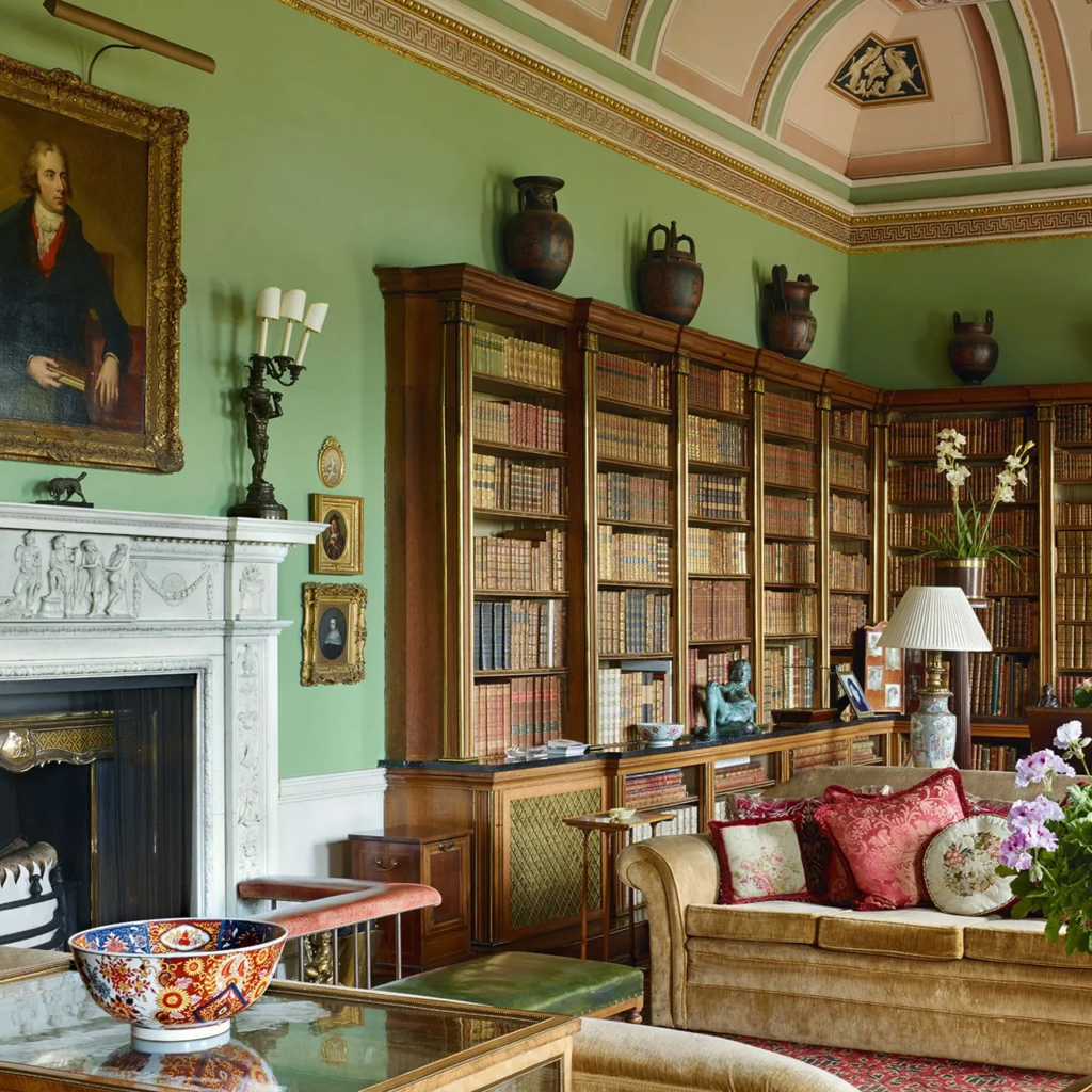 Дизайн-проект інтер'єру вітальні в англійському стилі