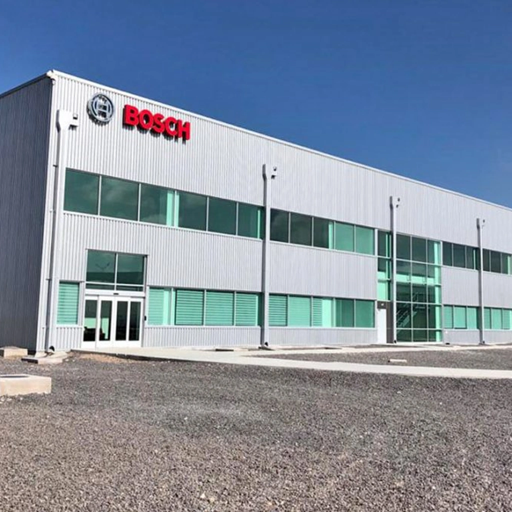 Фасад будівлі бренду bosch