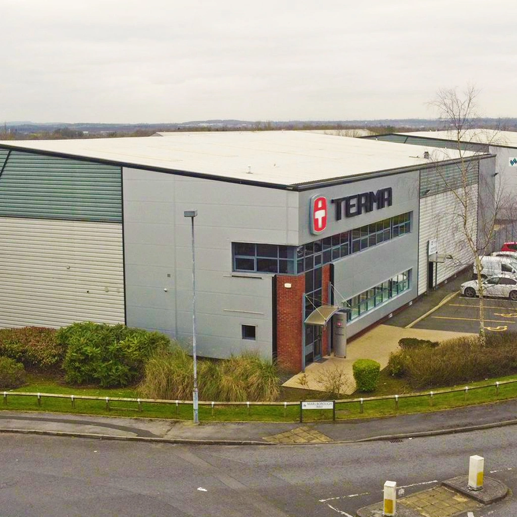 Фасад виробництва бренду terma
