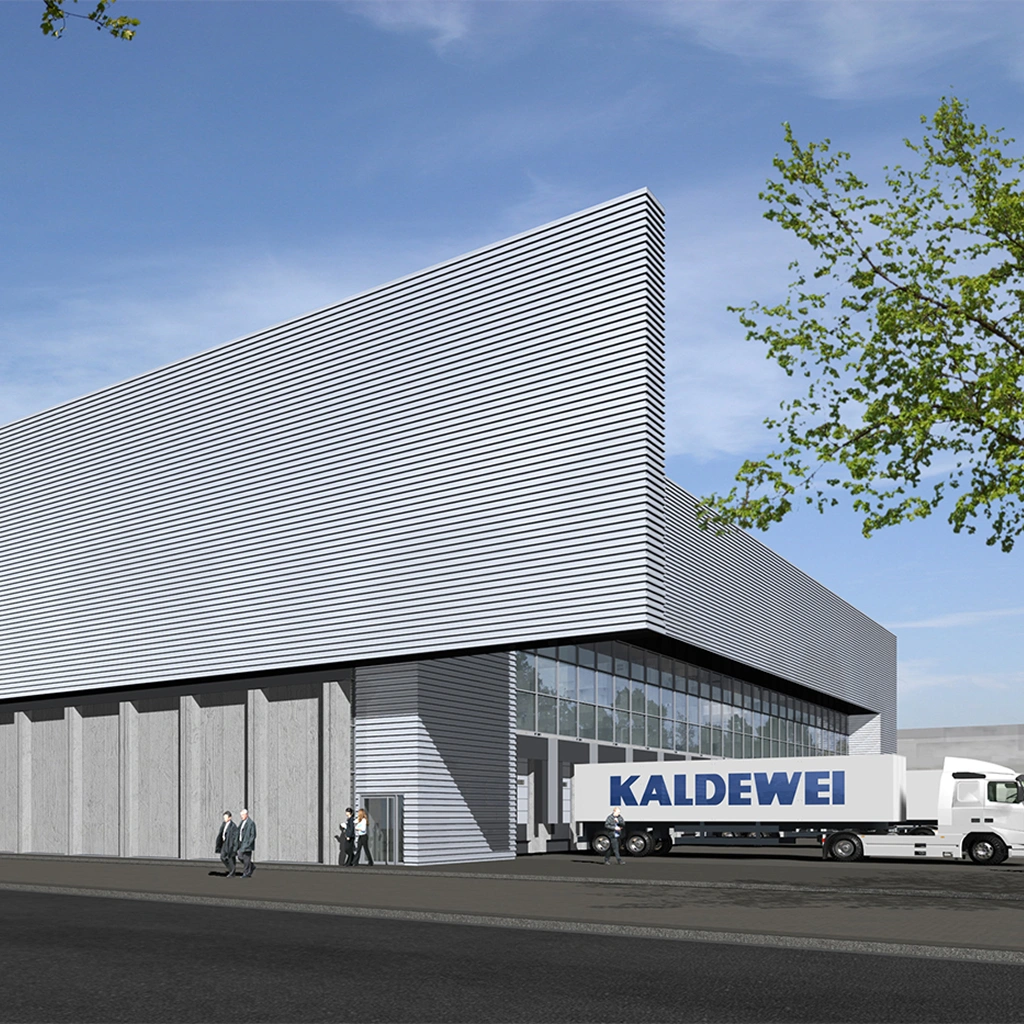 Фасад здания бренда Kaldewei