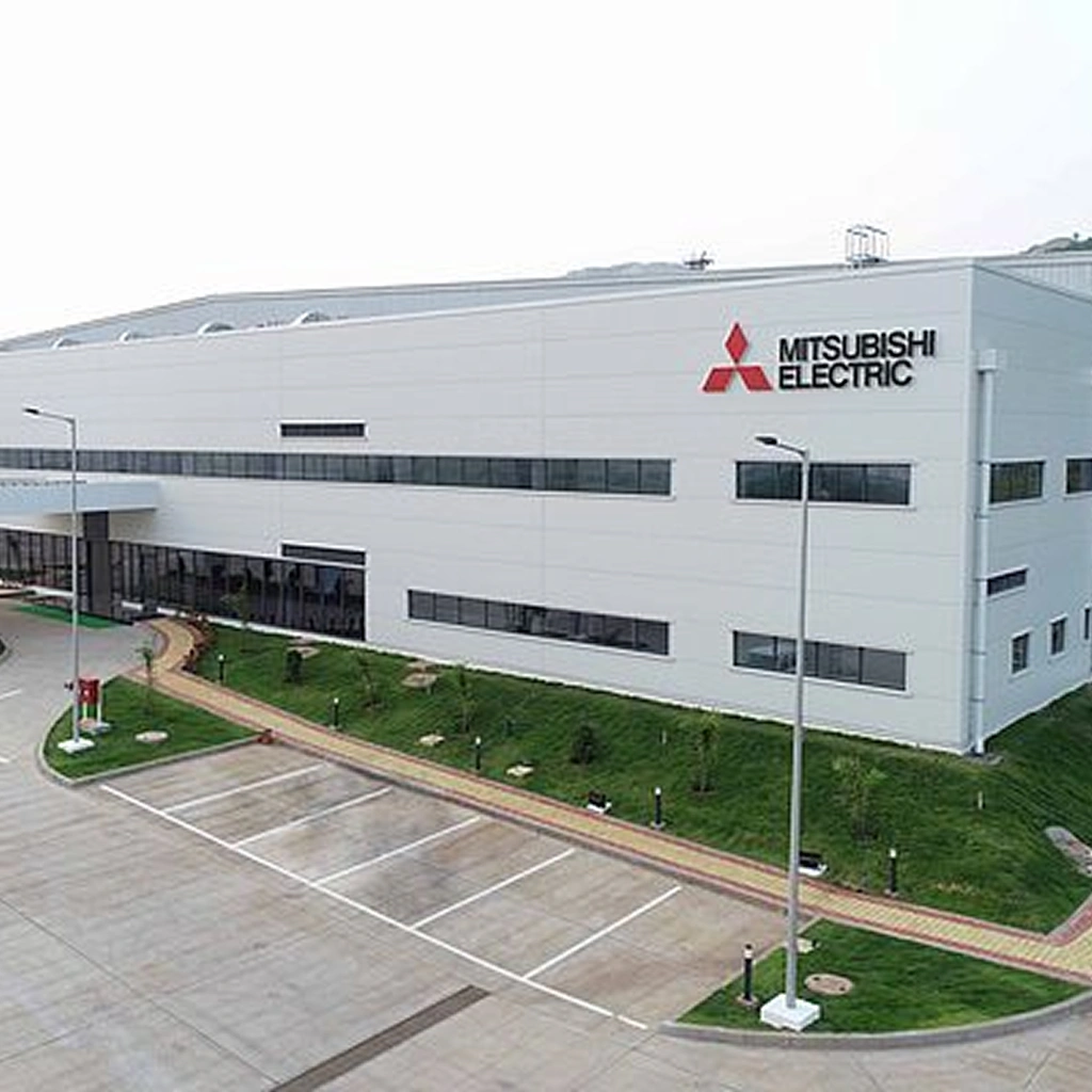 Фасад здания бренда Mitsubishi Electric