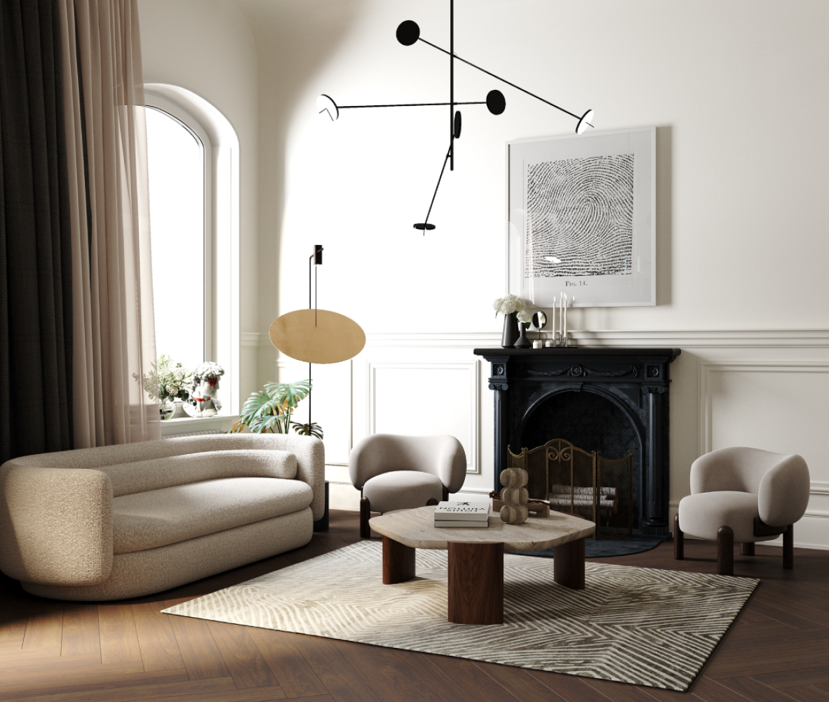 Дизайн-проєкт інтер’єру у французькому стилі №2