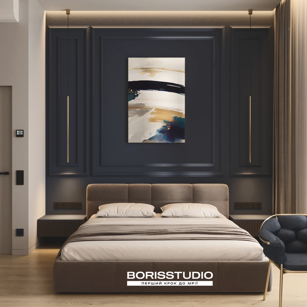 Глибокий синій в інтер'єрі