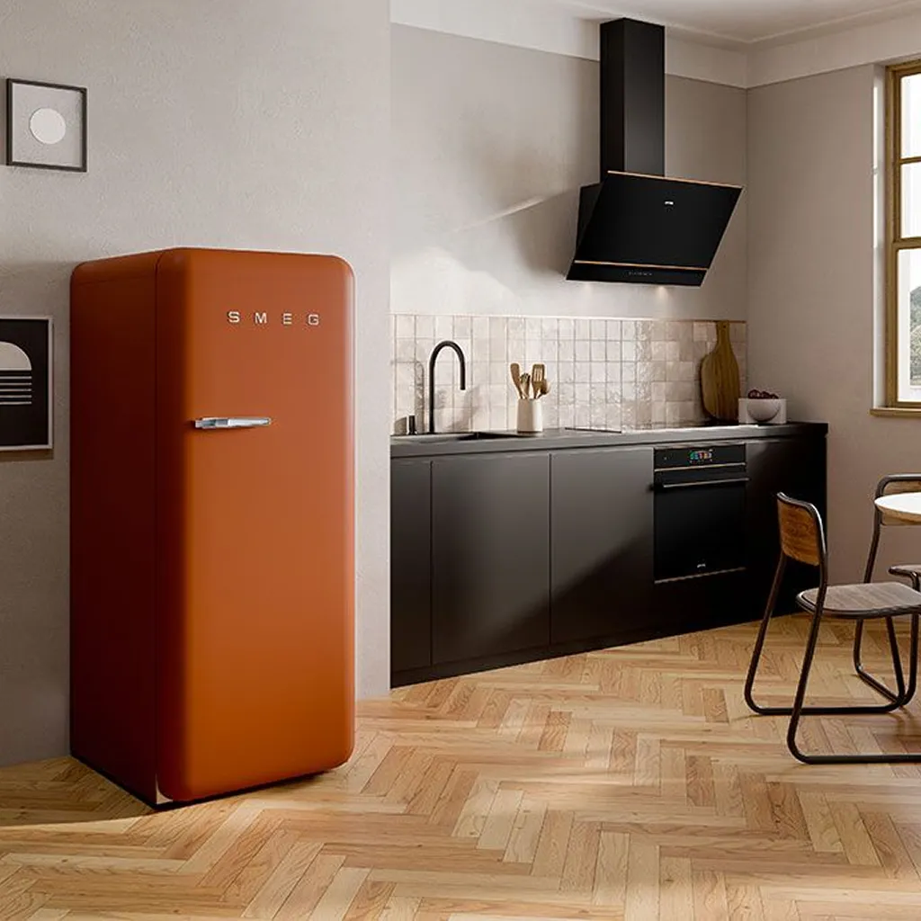 Холодильник smeg в интерьере