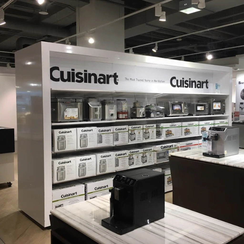 Интерьер фирменного шоурума cuisinart