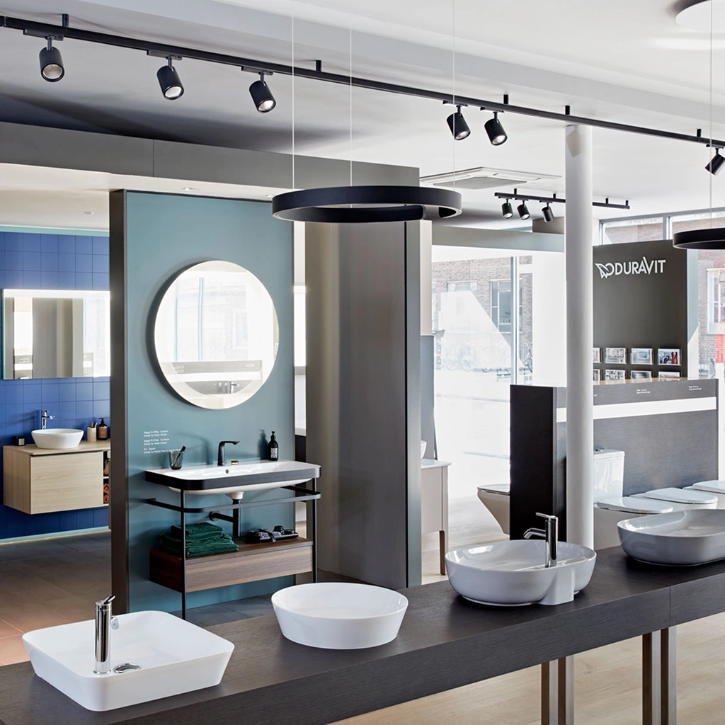 Интерьер фирменного шоурума duravit