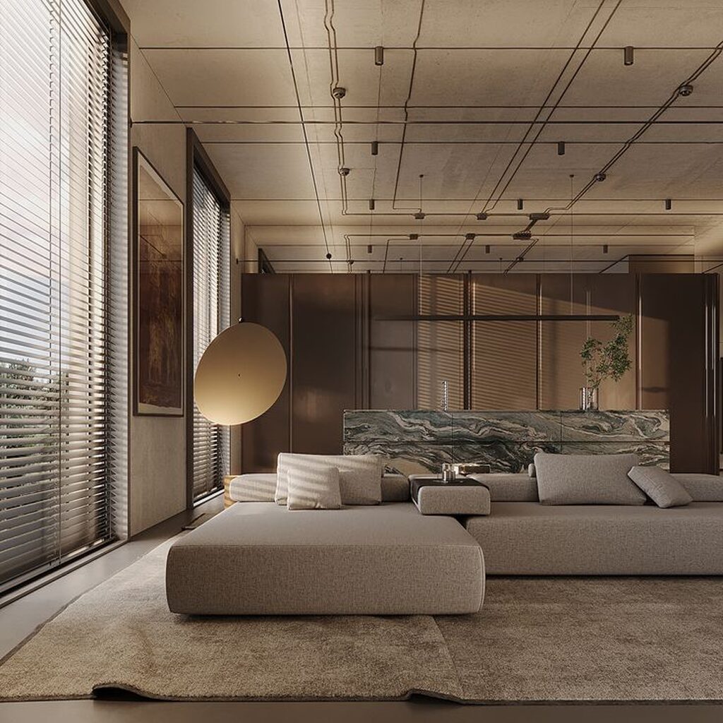 Интерьер гостиной под ключ