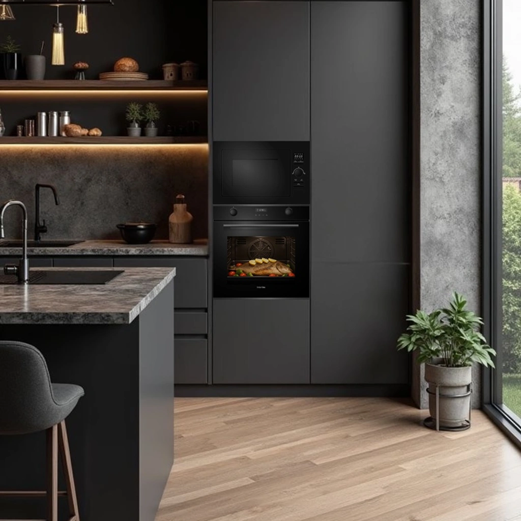 Интерьер кухни с техникой Interline