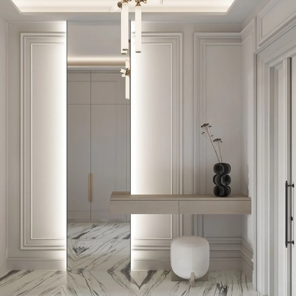 Интерьер прихожей в стиле неоклассика