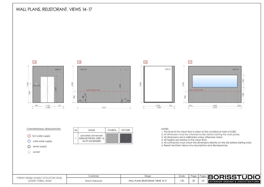 Interior design project of butcher shop jordan valley israel 21