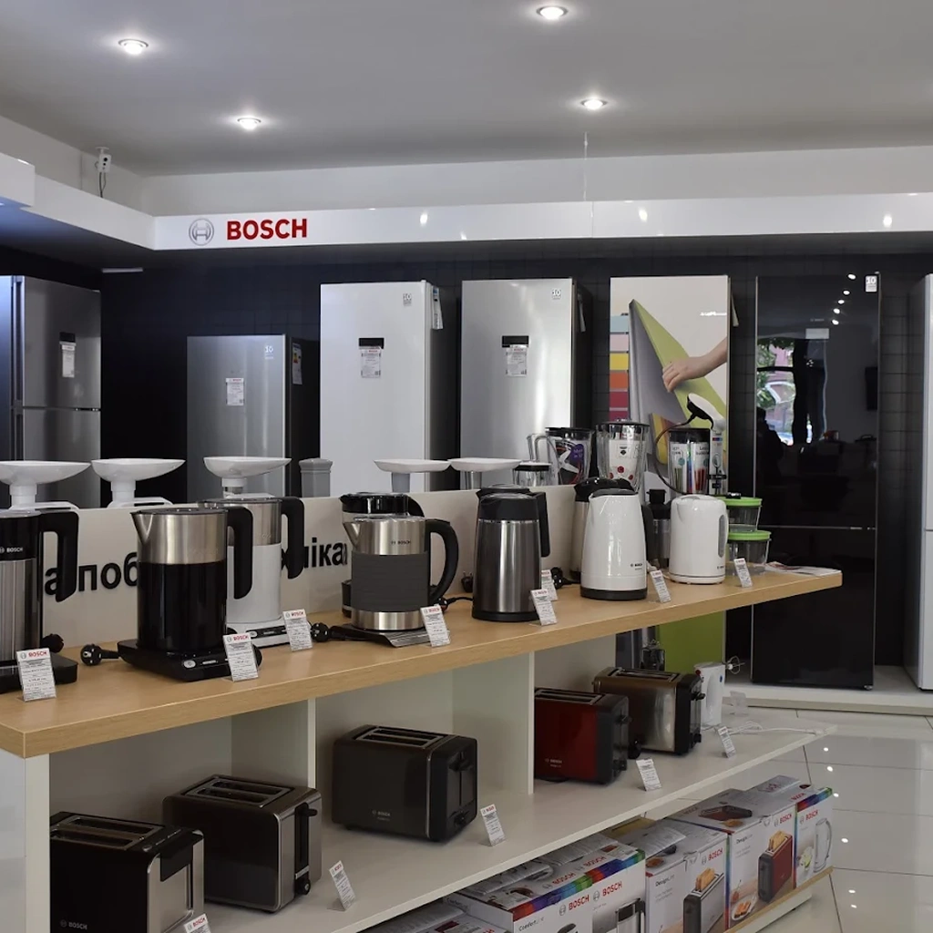 Інтер'єр фірмового шоуруму bosch