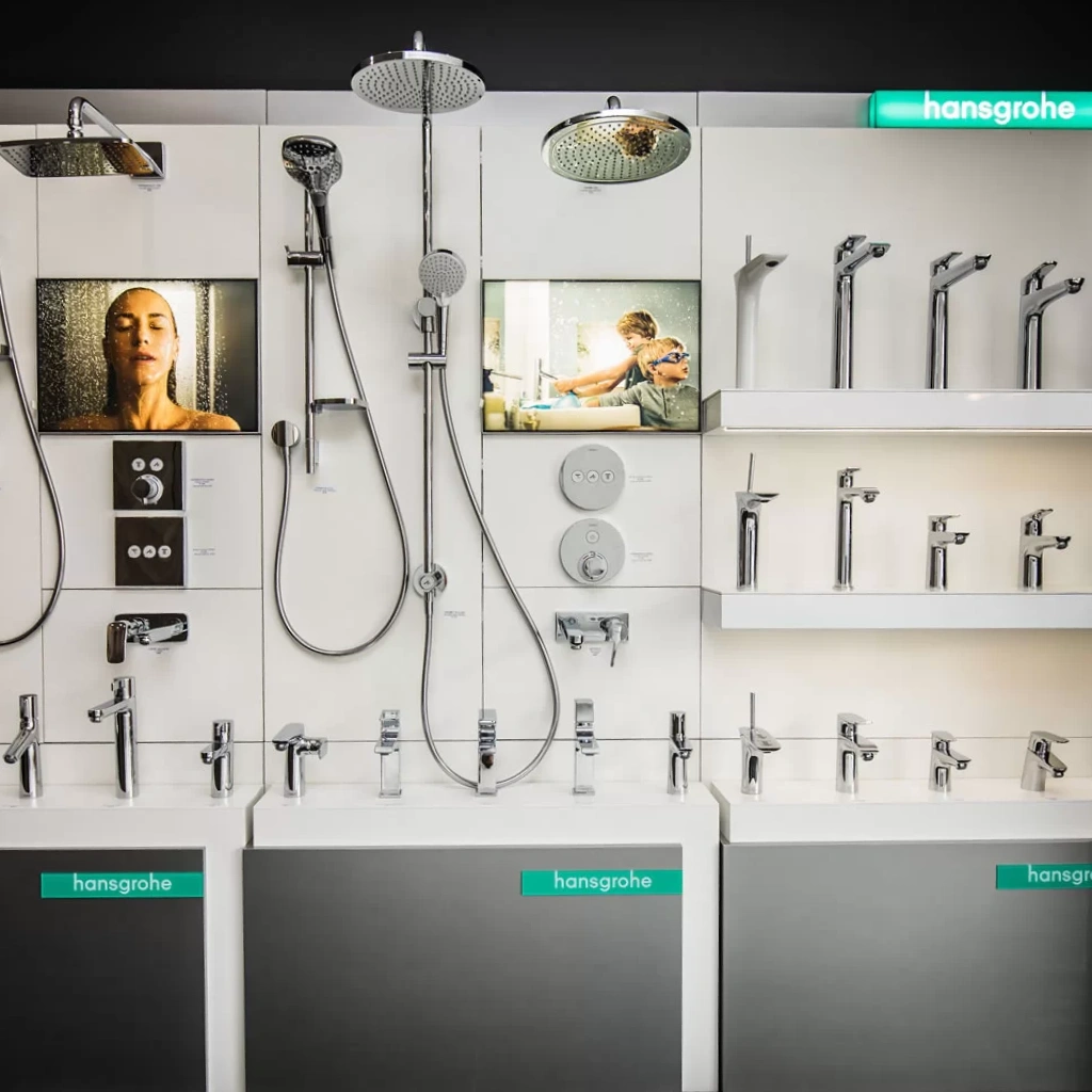 Інтер'єр фірмового шоуруму hansgrohe