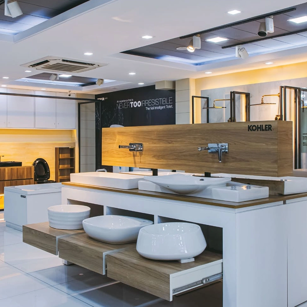 Інтер'єр фірмового шоуруму kohler