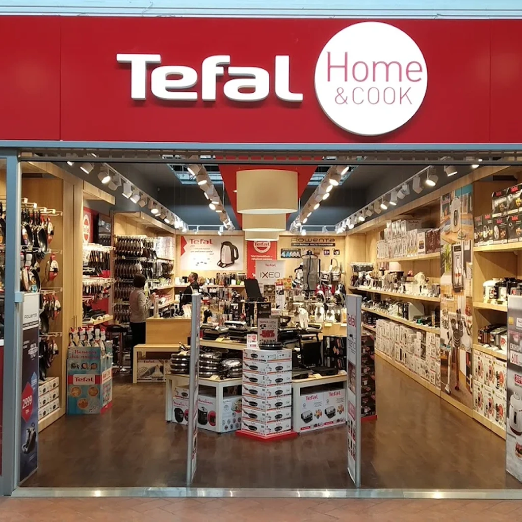 Інтер'єр фірмового шоуруму tefal