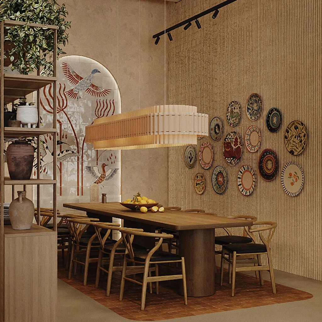 Інтер'єр ресторану в українських мотивах