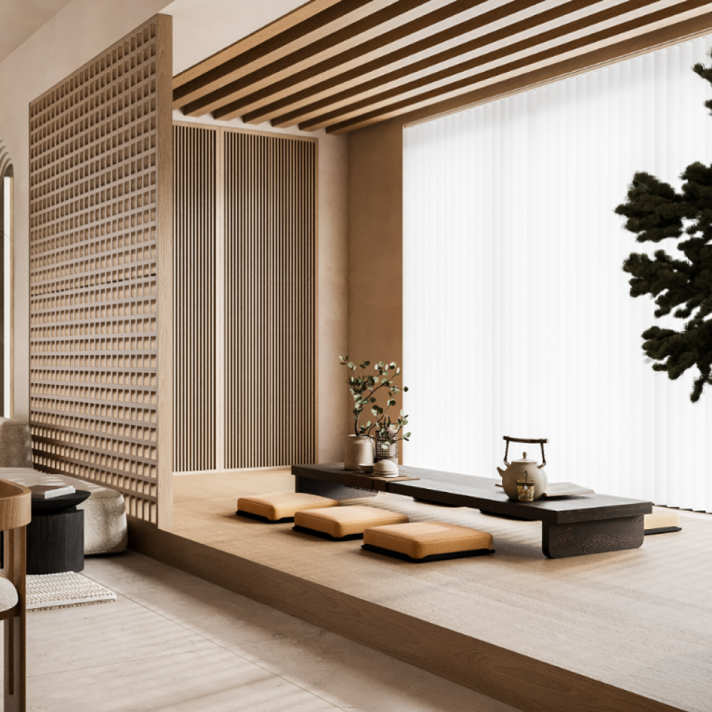 Дизайн інтер’єру у японському стилі №6