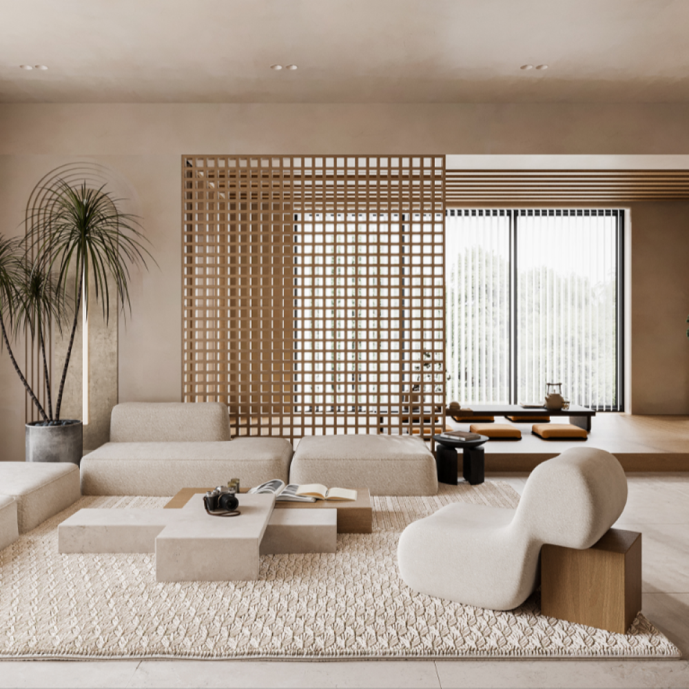 Дизайн-проєкт котеджу в японському стилі