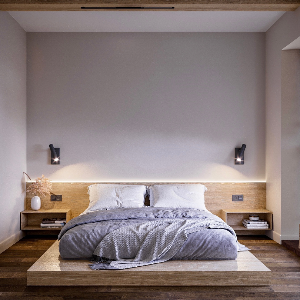 Дизайн-проєкт спальні в японському стилі