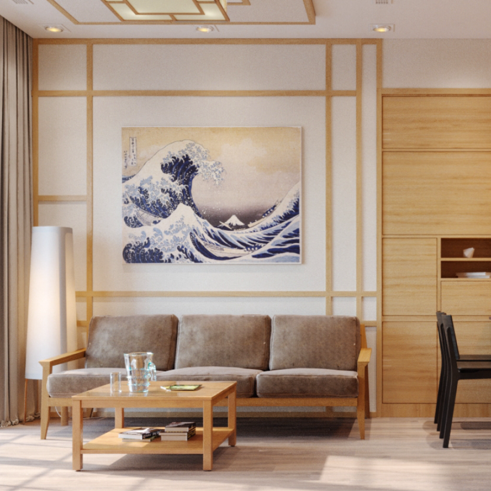 Дизайн інтер'єру таунхаусу в японському стилі