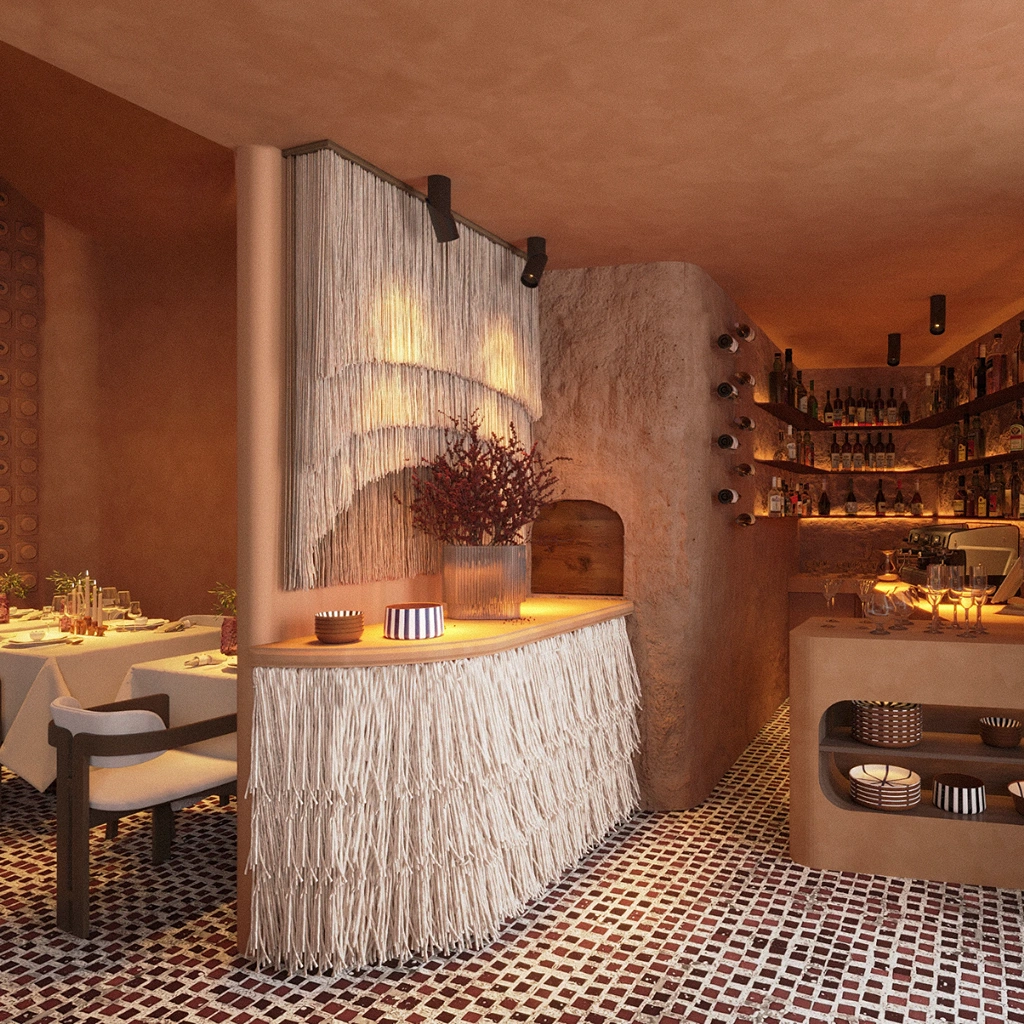 Кафе та ресторан у східному стилі з етно дизайном