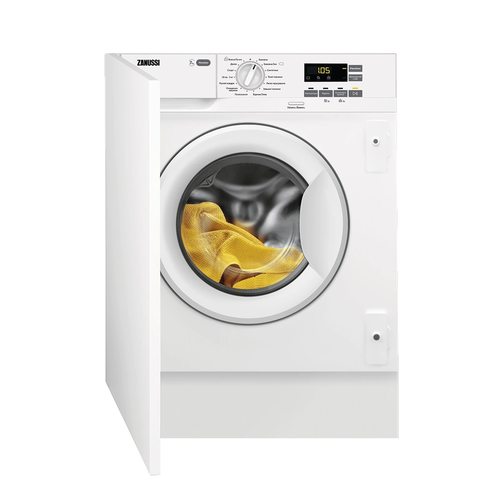 Компактна вбудована пралка Zanussi для невеликої квартири